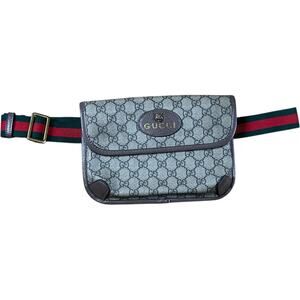 GG Designer Style Monogram Big Cat Fanny Pack